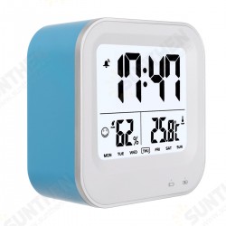 Luminous Silent Humidity Temperature Alarm Clock LCD Display Alarm Clock Luminous Silent Humidity Temperature Alarm Clock LCD Display Alarm Clock