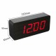 Multifunctional Wooden Digital Clock Two Modes Default Display Time Built-in Battery Voice Control Switch on/off