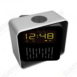 USB Charging LED BT/TF/FM bluetooth Speaker 360 Rotation Radio Alarm Clock USB Charging LED BT/TF/FM bluetooth Speaker 360 Rotation Radio Alarm Clock