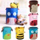 34x45cm Foldable Laundry Storage Basket Bathroom Cartoon Clothes Pants Bag