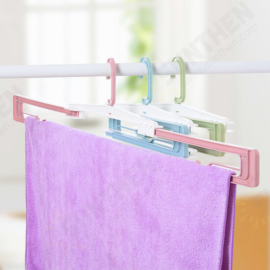 Folding Hanger Cloth Racks Portable Travel Hanger Racks Plastic Drying Racks