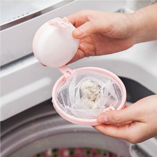 BH-225 Mesh Laundry Filter Wool Washing Ball Hair Removal Device Magic Floating Washing Bag