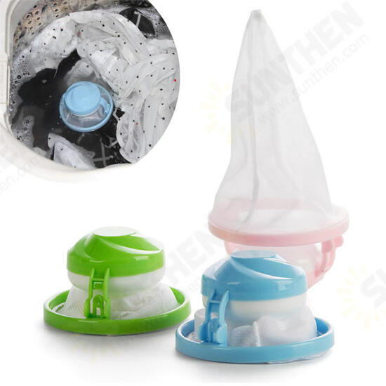 BH-225 Mesh Laundry Filter Wool Washing Ball Hair Removal Device Magic Floating Washing Bag