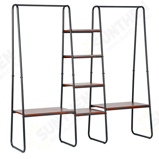 Multi-functional Clothes Hanger Coat Rack Floor Hanger Storage Wardrobe Clothing Drying Racks Wardrobe Balcony Drying Racks Stand