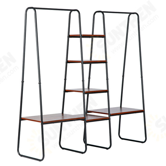 Multi-functional Clothes Hanger Coat Rack Floor Hanger Storage Wardrobe Clothing Drying Racks Wardrobe Balcony Drying Racks Stand