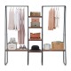 Multi-functional Clothes Hanger Coat Rack Floor Hanger Storage Wardrobe Clothing Drying Racks Wardrobe Balcony Drying Racks Stand