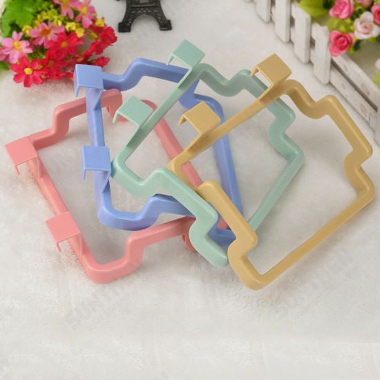 Plastic Garbage Bag Rack Portable Hanging Trash Rubbish Bag Storage Rack Rack Storage Kitchen Garbage Rubbish Bag Can Holder Hanging Kitchen Cabinet Trash