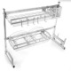 Stainless Steel Kitchen Dish Drying Rack Drainer Storage Shelf Utensil Holder Plate Dish Cupboard Storage Rack