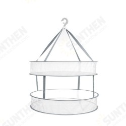 Windproof Double Layers Foldable Clothes Net Dry Rack Mesh Hanger Home Laundry Storage Baskets From Windproof Double Layers Foldable Clothes Net Dry Rack Mesh Hanger Home Laundry Storage Baskets From