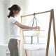 Windproof Double Layers Foldable Clothes Net Dry Rack Mesh Hanger Home Laundry Storage Baskets From