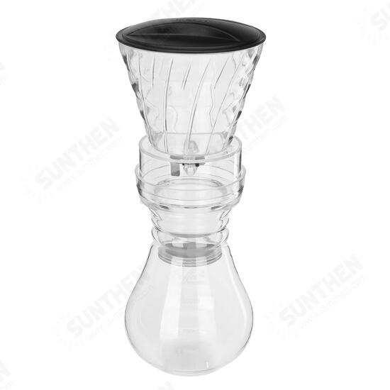 1000mL Glass Cold Iced Drip Brew Home Coffee Maker Pot Pour Over Coffee Maker Coffee Machine