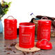 3Pcs Storage Tanks Canister Tea Coffee Sugar Tin Jar Stainless Steel Container Can Kitchen