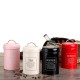 3Pcs Storage Tanks Canister Tea Coffee Sugar Tin Jar Stainless Steel Container Can Kitchen