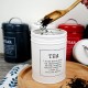 3Pcs Storage Tanks Canister Tea Coffee Sugar Tin Jar Stainless Steel Container Can Kitchen