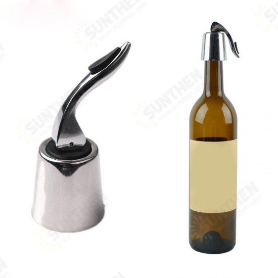 KC-SP002 1pc Wine Vacuum Bottle Stopper Stainless Steel Home Bar Wine Collection Red Wine Cha