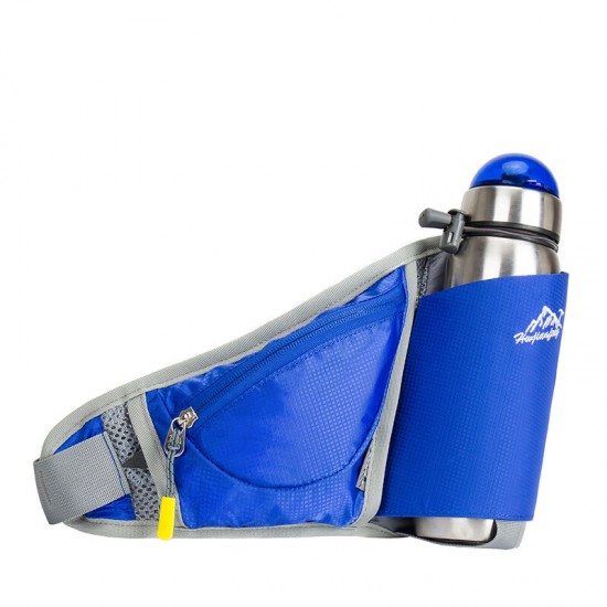 Multifunction Bottle Carrier Portable Outdoor Waist Bag Sports Pack Bag Storage Phone Bag Wallet