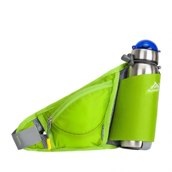 Multifunction Bottle Carrier Portable Outdoor Waist Bag Sports Pack Bag Storage Phone Bag Wallet