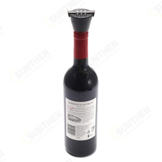 SP004 Wine Stopper with Password Combination Lock Creative Wine Bottle Stopper Lock