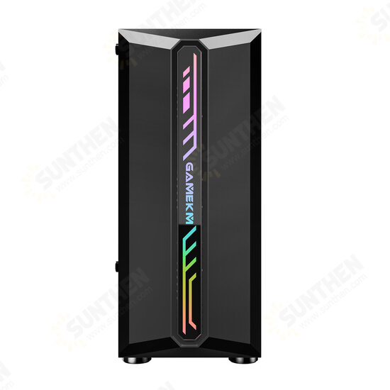 Computer Case Mid-Tower ATX/M-ATX/ITX Acrylic Side Panel RGB Gaming Computer PC Case USB 3.0/USB 2.0/HDD/SSD for Desktop PC Computer