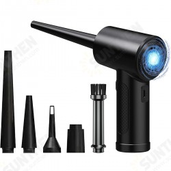 51000RPM Cordless Dust Blower Air Inflatable Keyboard Vacuum Cleaners With LED Light 51000RPM Cordless Dust Blower Air Inflatable Keyboard Vacuum Cleaners With LED Light