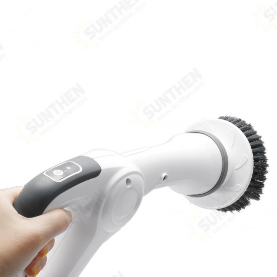 Electric Spin Scrubber Cleaner Power Cordless Tub and Tile Scrubber Handheld Cleaning Supplies with 3 Replaceable Brush Heads for Bathroom Floor Kitchen Car Sink Wall Window