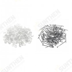 100Pcs 3inch 75mm Corruhated Roofing Plastic Screw Cover Clear Strap Caps