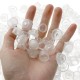 100Pcs 3inch 75mm Corruhated Roofing Plastic Screw Cover Clear Strap Caps