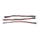 100Pcs Silicone Wire 2S/3S/4S 6 Pin JST-XH Connector Balance Extension 400MM Adapter Cable