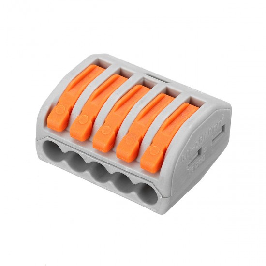 100Pcs/Set Terminal Block Reusable Electric Cable Wire Connector 2/3/5 Pin