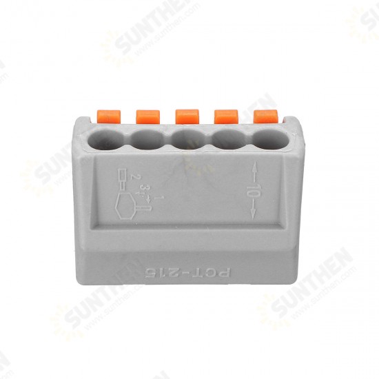 100Pcs/Set Terminal Block Reusable Electric Cable Wire Connector 2/3/5 Pin