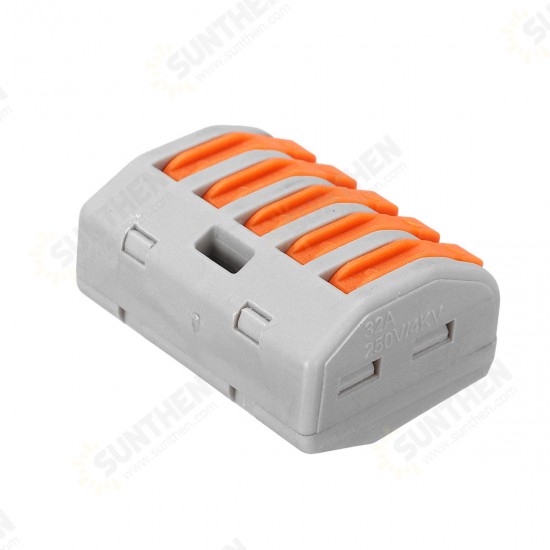 100Pcs/Set Terminal Block Reusable Electric Cable Wire Connector 2/3/5 Pin