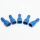 100pcs 6.3mm Fully Insulated Female Spade Connector Crimp Terminal