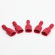 100pcs 6.3mm Fully Insulated Female Spade Connector Crimp Terminal