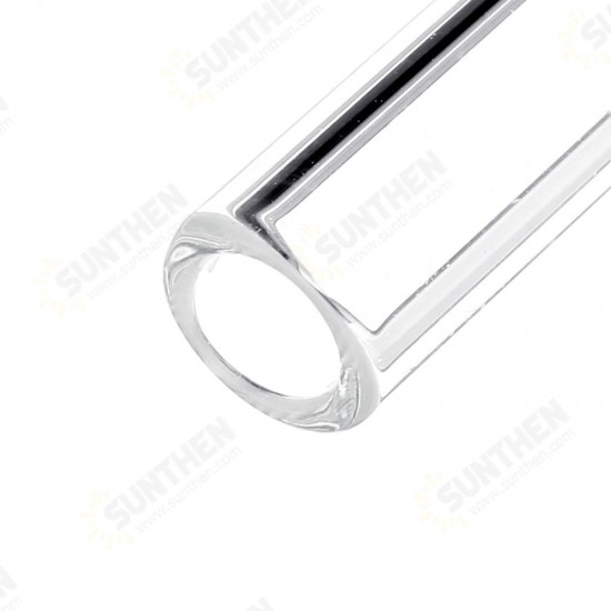 10Pcs 200x7x1mm Length 200mm OD 7mm 1mm Thick Wall Borosilicate Glass Blowing Tube Lab Factory School Home Tubes