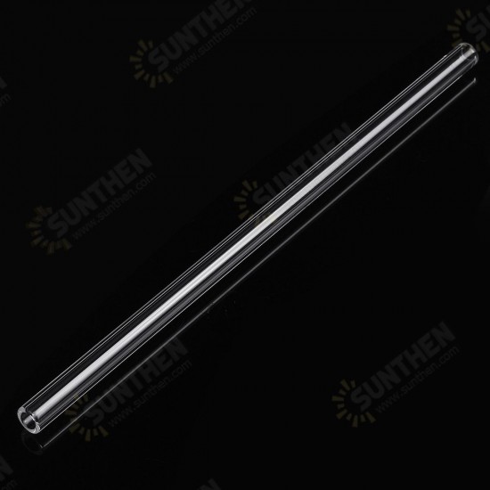 10Pcs 200x7x1mm Length 200mm OD 7mm 1mm Thick Wall Borosilicate Glass Blowing Tube Lab Factory School Home Tubes