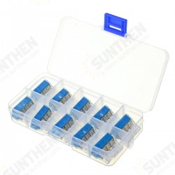 10Pcs 8 Holes Universal Compact Terminal Block Electric Cable Wire Connector