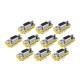 10Pcs DB15 Mini Gender Changer Adapter Female to Male Plug Adapter Connecters