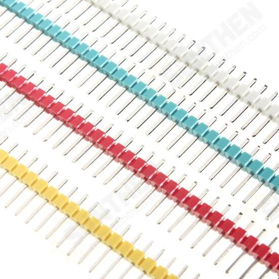 10pcs 1x40P 40Pin 2.54mm Straight Single Row Male Pin Header Strip