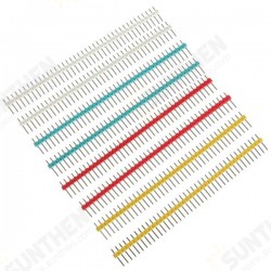 10pcs 1x40P 40Pin 2.54mm Straight Single Row Male Pin Header Strip