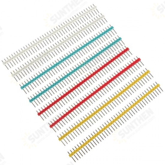 10pcs 1x40P 40Pin 2.54mm Straight Single Row Male Pin Header Strip