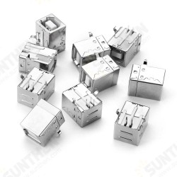 10pcs BF 90Degree Type B USB Printer Port Socket Connector Charging Socket USB Socket Interface 10pcs BF 90Degree Type B USB Printer Port Socket Connector Charging Socket USB Socket Interface