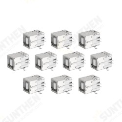 10pcs BF 90Degree Type B USB Printer Port Socket Connector Charging Socket USB Socket Interface 10pcs BF 90Degree Type B USB Printer Port Socket Connector Charging Socket USB Socket Interface