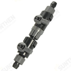 12-22mm Aquarium Tap Connector Aquarium Filter Hose Tubing Double Tap Connector Control Flow Valve
