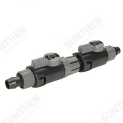 12-22mm Aquarium Tap Connector Aquarium Filter Hose Tubing Double Tap Connector Control Flow Valve