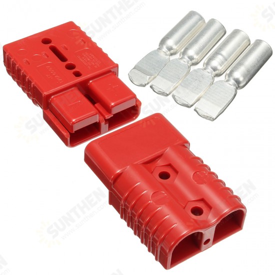 175 AMP Battery Connector Jump Start Slave Assist Pair RED