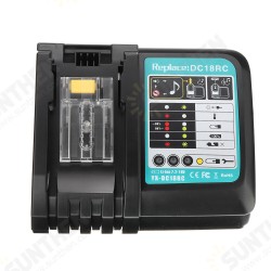 18V DC18RA DC18RC 3A Li-Ion Battery Charger for Makita 7.2V-18V DC18RC BL1860 BL1845 1815 Power Tool Charger 18V DC18RA DC18RC 3A Li-Ion Battery Charger for Makita 7.2V-18V DC18RC BL1860 BL1845 1815 Power Tool Charger