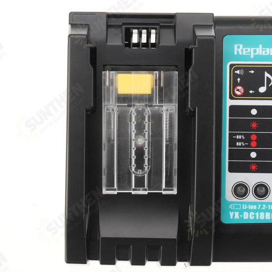 18V DC18RA DC18RC 3A Li-Ion Battery Charger for Makita 7.2V-18V DC18RC BL1860 BL1845 1815 Power Tool Charger