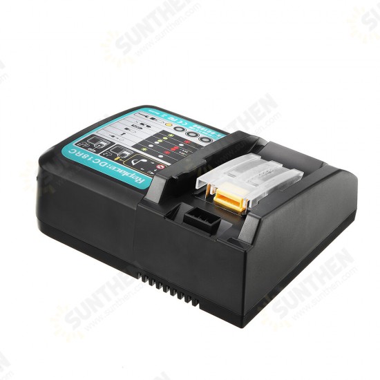 18V DC18RA DC18RC 3A Li-Ion Battery Charger for Makita 7.2V-18V DC18RC BL1860 BL1845 1815 Power Tool Charger