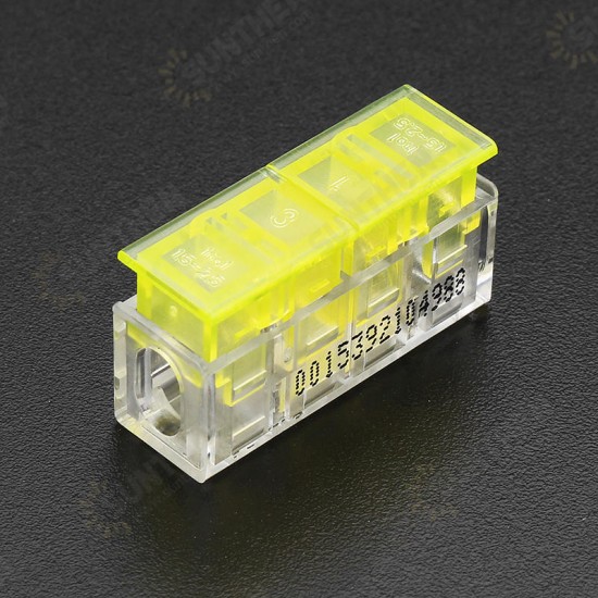 1Pin to 1Pin Wire Connector Flame Retardant Fast Spring Terminal Block Electric Cable Connector