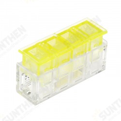 1Pin to 1Pin Wire Connector Flame Retardant Fast Spring Terminal Block Electric Cable Connector